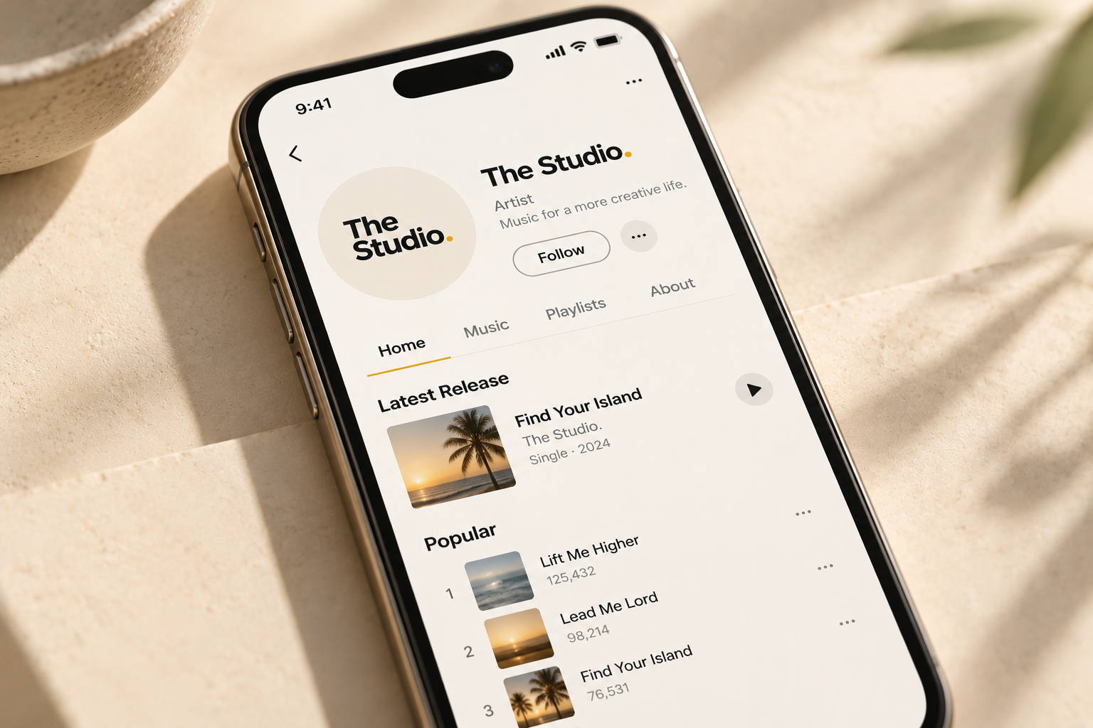 E2 phone profile mockup